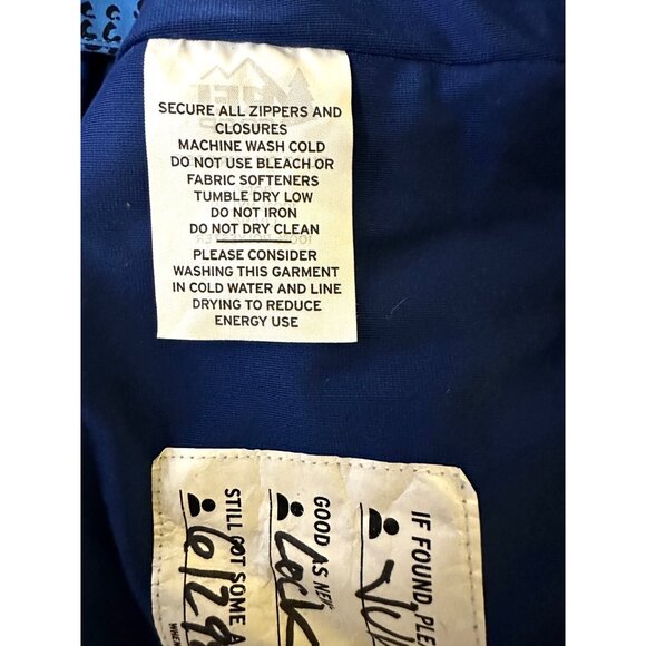 REI Co-op Boys L (14-16) Blue Hooded Rain Shell Jacket Lightweight Windbreaker 2 - Picture 6 of 7